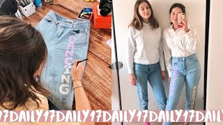 Onze broeken CUSTOMIZEN ✩ Daily 17 || Isa Luna