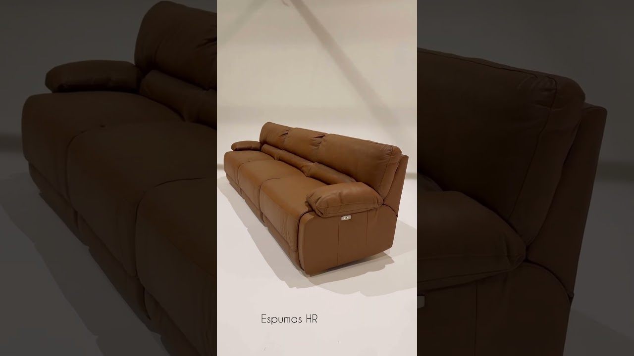 Sofá Cindy 3,28m Couro Avelã Sherwood | Openbox2