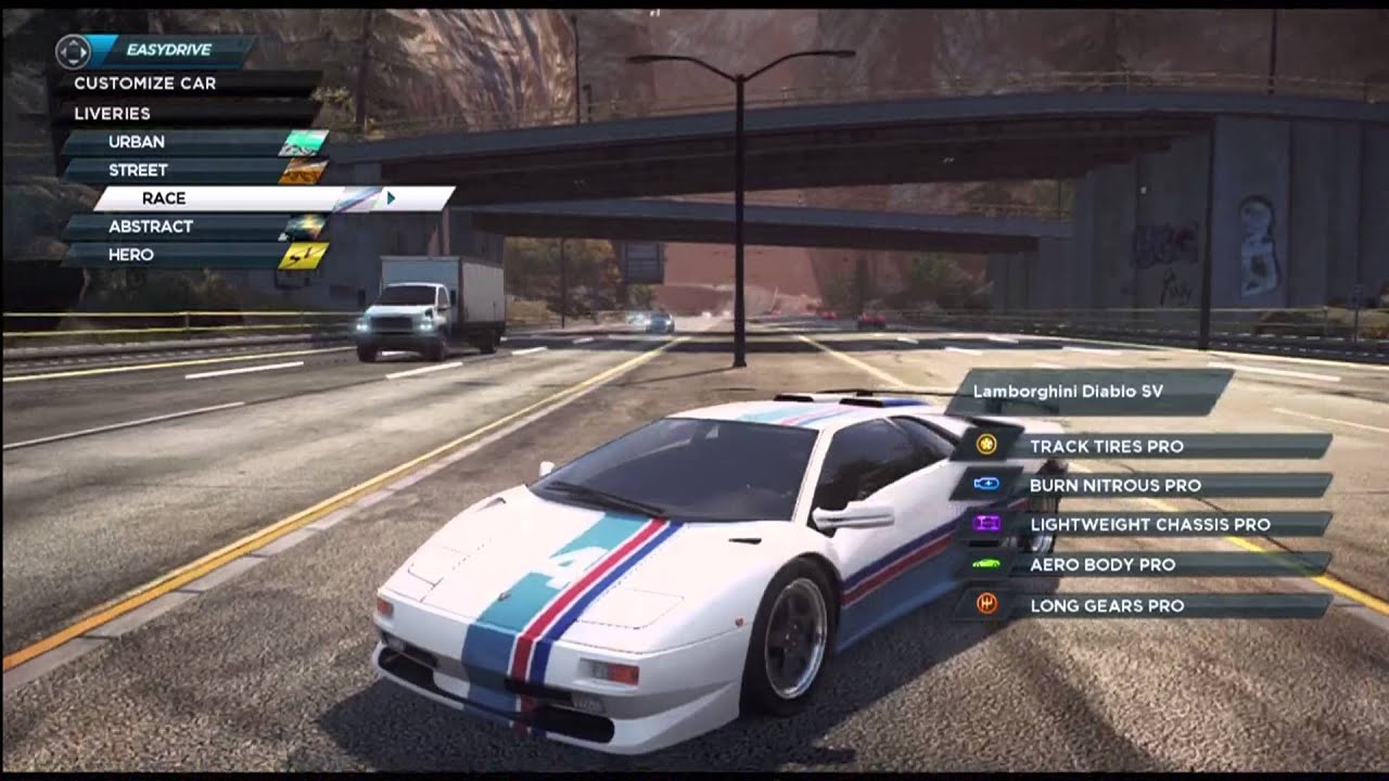 Need For Speed Most Wanted (2012) | Lamborghini Diablo SV | Liveries ...