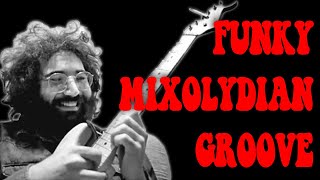 Free Spirited Funky Mixolydian Play Along Jam Track | Guitar Backing Track (79 BPM)