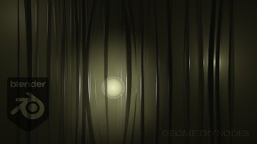 The opening - How to create curves avoiding effector object in Blender, Geometry Nodes