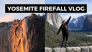 YOSEMITE FIREFALL IN FEBRUARY