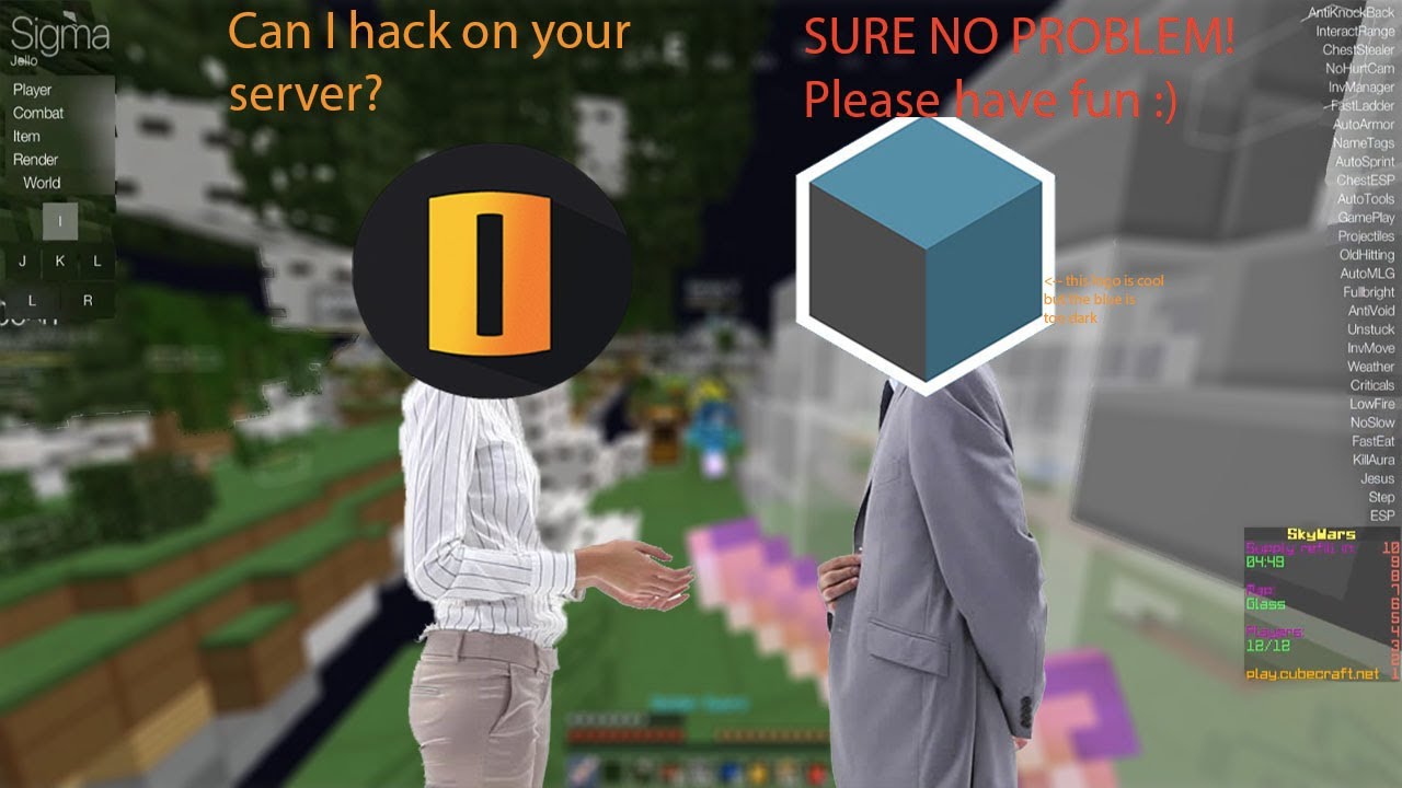 Does cubecraft even ban cheaters?