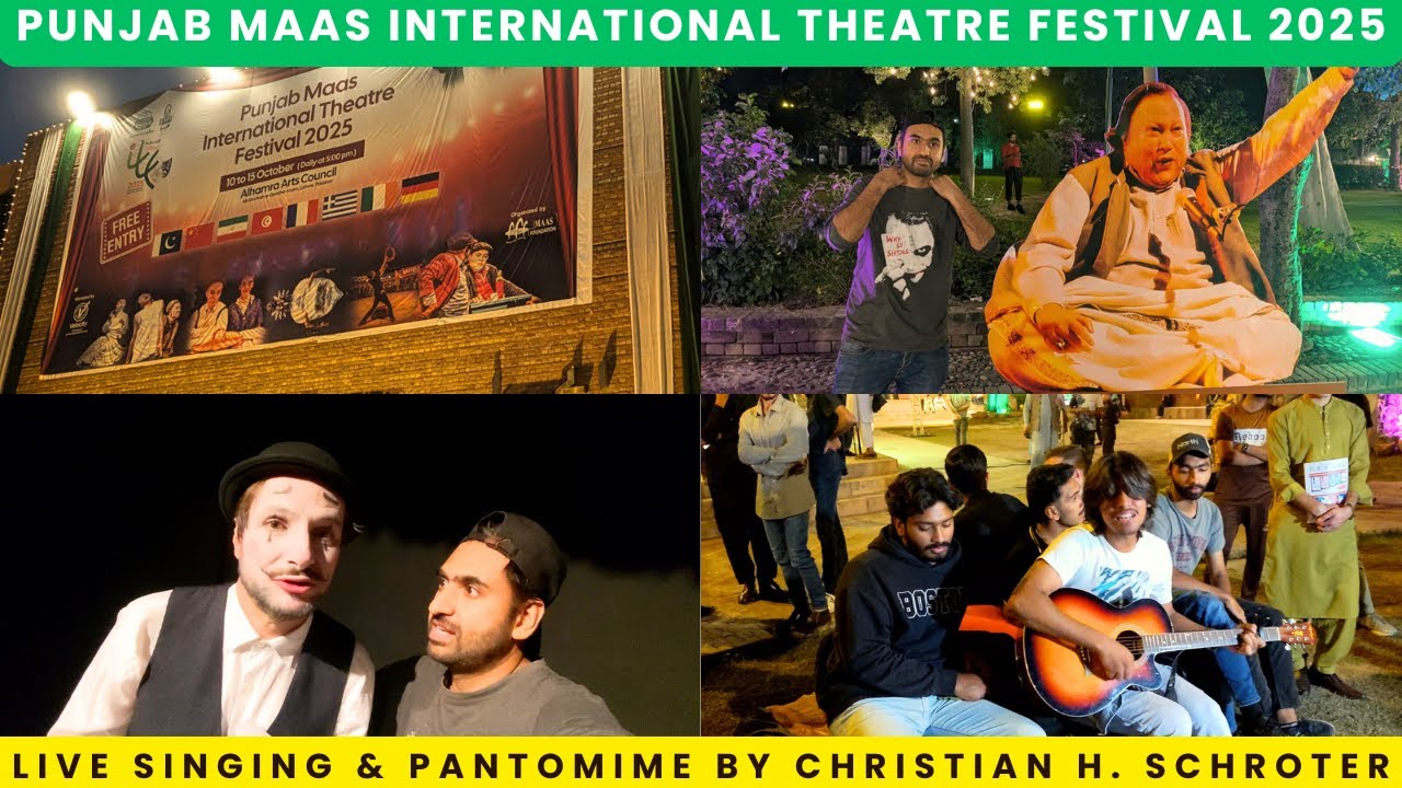 Punjab Maas International Theatre Festival 2025 | Live Singing & Pantomime by Christian H. Schroter