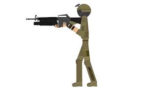 M16A1 with Grenade Launcher Test