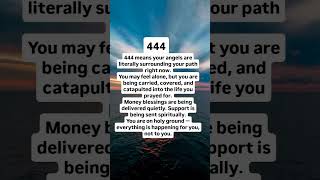Angel number 444 means Money blessings is on the way #shorts #manifestation #lawofattraction Wealth