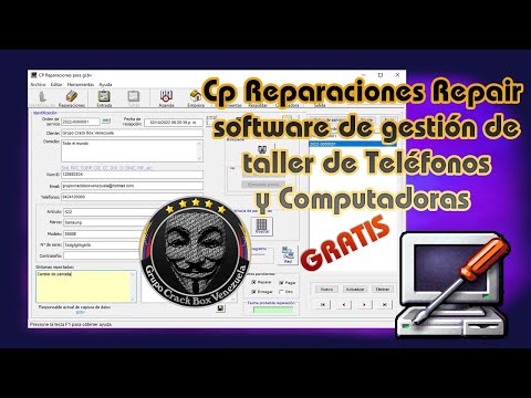 El mejor Software Gestor de talleres de Teléfonos y Computadoras Cp Reparaciones Repair y es Gratis