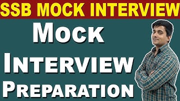 How To Prepare For SSB Mock Interview | Personal Interview in SSB | SSB Mock Interview Tips