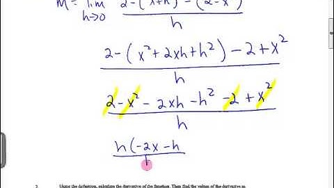 Calculus Sec. 3.2 Derivative as a Function