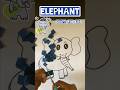  craft for kids  e for elephant drawing  diy elephant craft  easy colors day craft