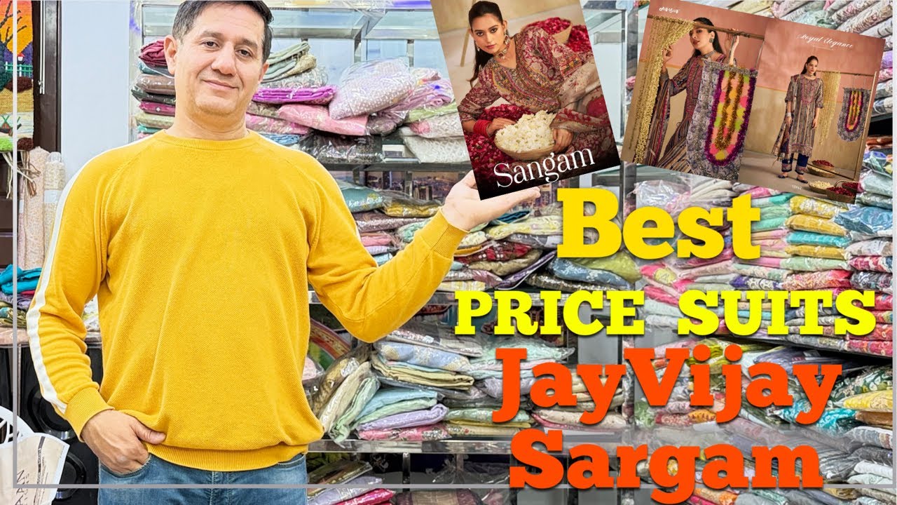 🔥 New Royal Arrival | JayVijay’s Sargam Pure Silk Brocade Jacquard Digital Print with Handwork 
