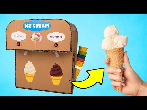 DIY Distributeur De Glaces à L Italienne En Carton 