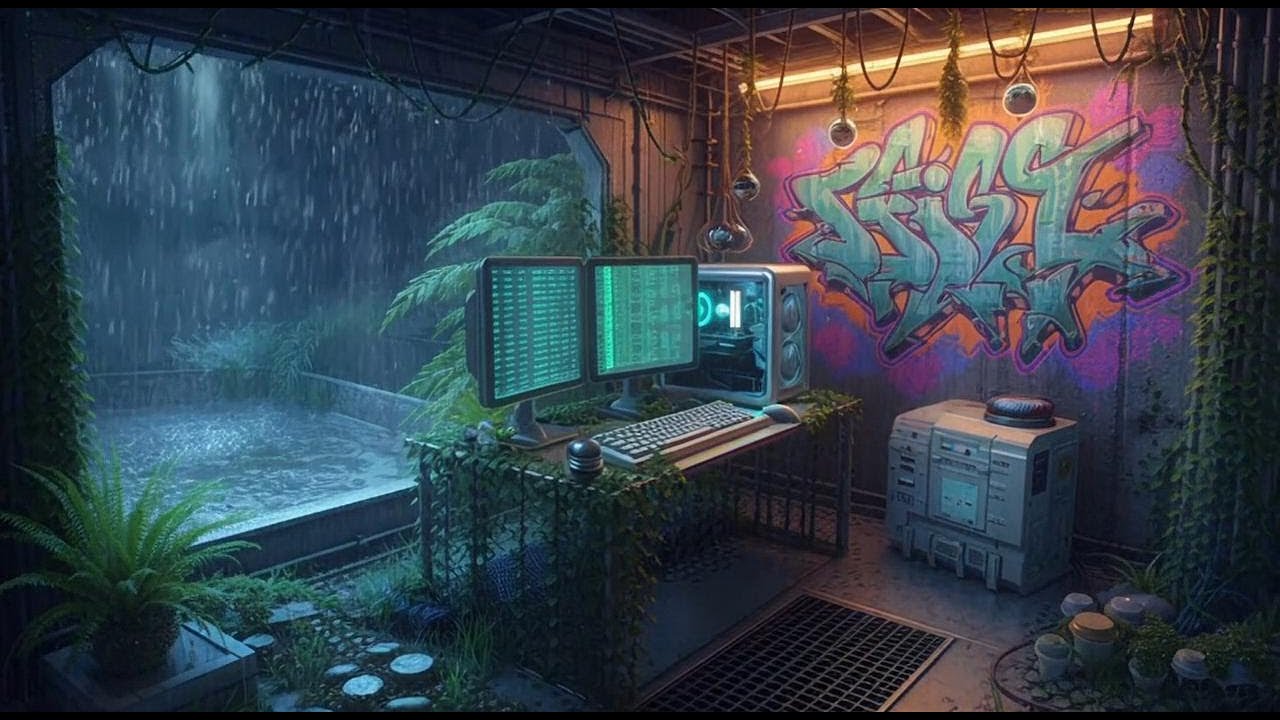 Lofi Hip Hop With Jazzy & Raining Vibes For Study (No lyrics)📚☔️