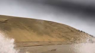 Driving up Te Paki Stream, Ninety Mile Beach, NZ, in a storm, in my little car! 2023