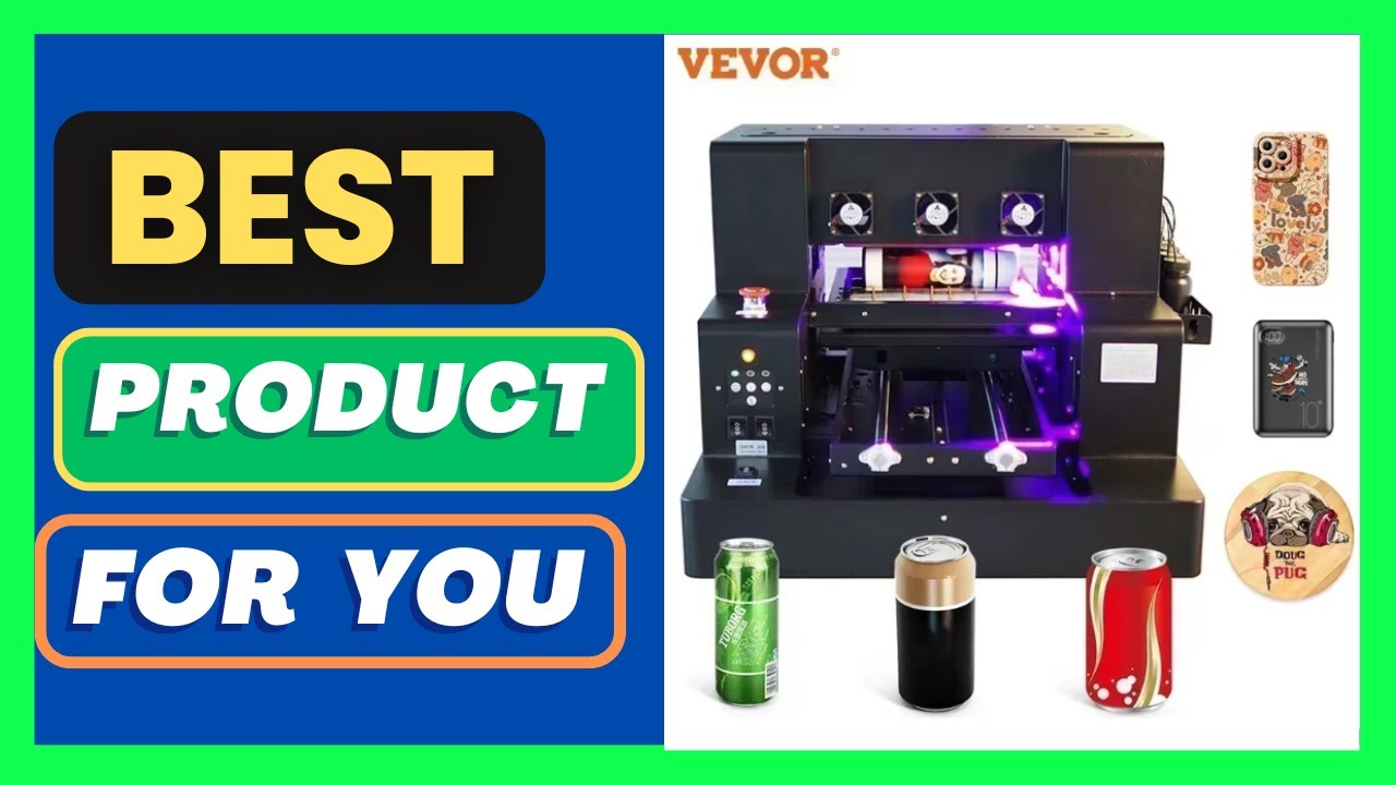 VEVOR A3 UV Printer Machine Flatbed Automatic