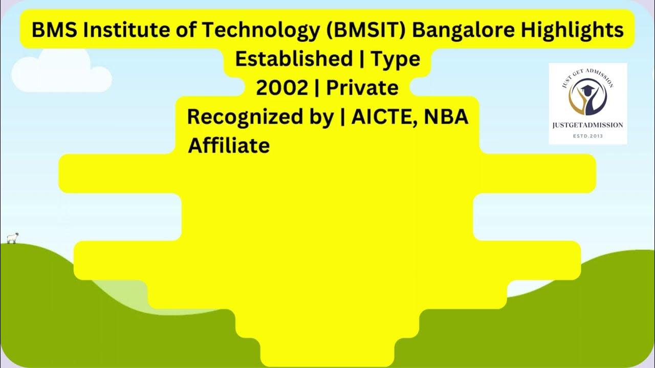 7707055155BMS Institute of Technology (BMSIT) Bangalore Admission 2023