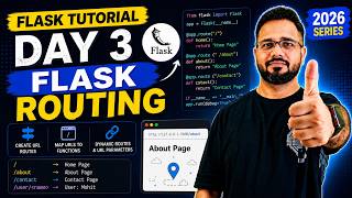 Flask Tutorial #3 - Routing | Create Routes & URL Mapping