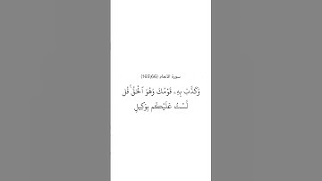 سورة الأنعام ٦٦