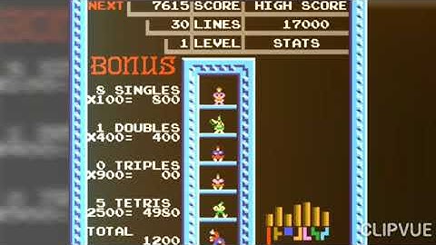 Nhạc Game Tetris - Nhạc Game Xếp Chữ 1987 - Nhạc Game 4 Nút - Nhạc Game Nes
