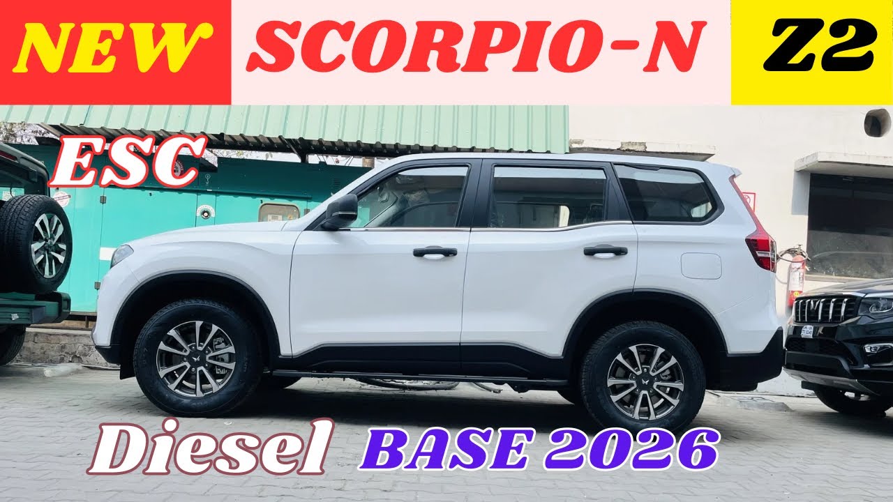New Mahindra Scorpio-N Z2 E 2026 Diesel Price & Features | Scorpio-N Z2 Base Model ✅ Review