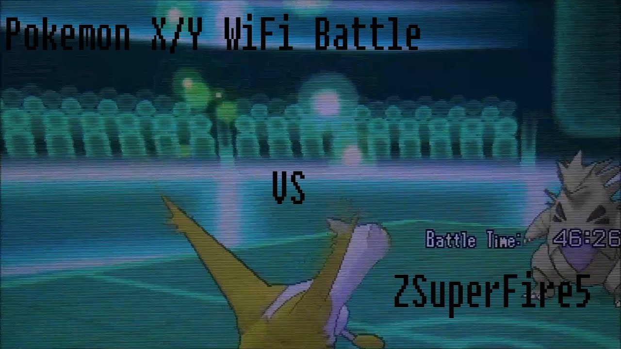 Live Pokemon X/Y WiFi Battle vs PokeBankOU/ZSuperFire5! An Extremely Long Battle!