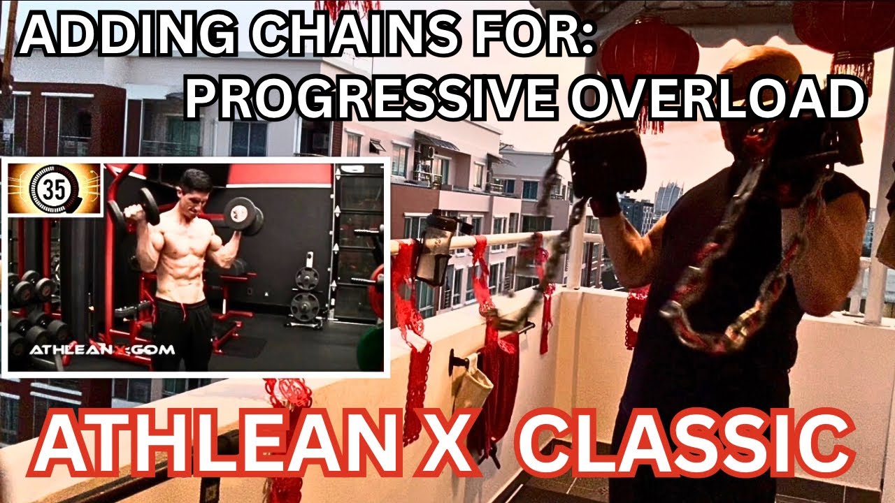 Adding Chains For PO To Athlean X Classic 9m Workout! - YouTube