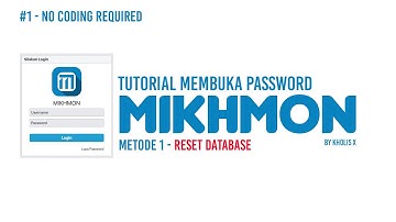 Tutorial Reset Password Mikhmon - Metode 1