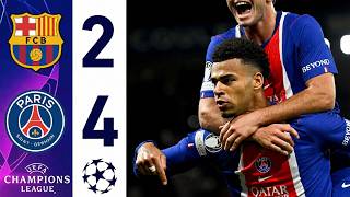 Barcelona vs PSG 2-4 Highlights | All goals  - Champions league 2026