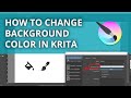 How to Change Background Color in Krita