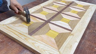 Great Pallet Woodworking Project // How To Turn Pallet Wood Into A Beautiful And Sturdy 3D Table