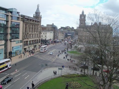 Places to see in ( Edinburgh - UK ) Princes Street - YouTube