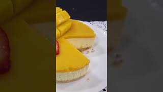 مانجو تشيز كيك بارد بأسهل طريقة ? No Bake Mango Cheesecake