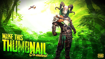 How To Make Montage Thumbnail | Pubg Mobile Season 13 | Youtube Thumbnail | On Android | Pstouch