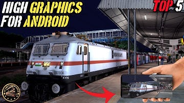 🚂TOP 5 Rail King ! Best Train Simulator Games for Android & IOS 2025 || Best Train Game Android🔥