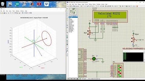 MATLAB: Ángulos de Euler Control con Potenciometro desde PROTEUS