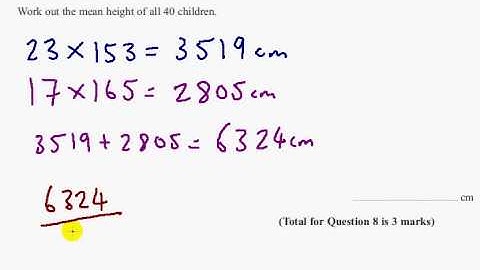 Edexcel GCSE Maths Modular Higher Unit 1    June 2012   Q8