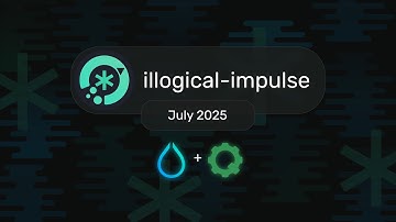 My virginity defense ft. Quickshell (illogical-impulse showcase, July 2025)