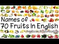 تعلم مفردات الفواكه بالصور النطق الأمريكي الإنجليزي أسماء أكثر من 70 نوع ا من الفواكه 