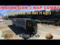 ETS2 1.49 3 Map Combo. Map Kalsel V3 + Map Kalimantan Barat + Adaro Mining Map, and how to set up👍