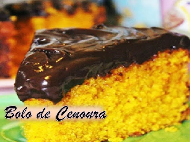 Bolo de Cenoura Caseiro