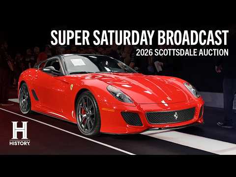 HISTORY Super Saturday Broadcast Replay Barrett Jackson 2026 Scottsdale Auction Sat Jan 24 