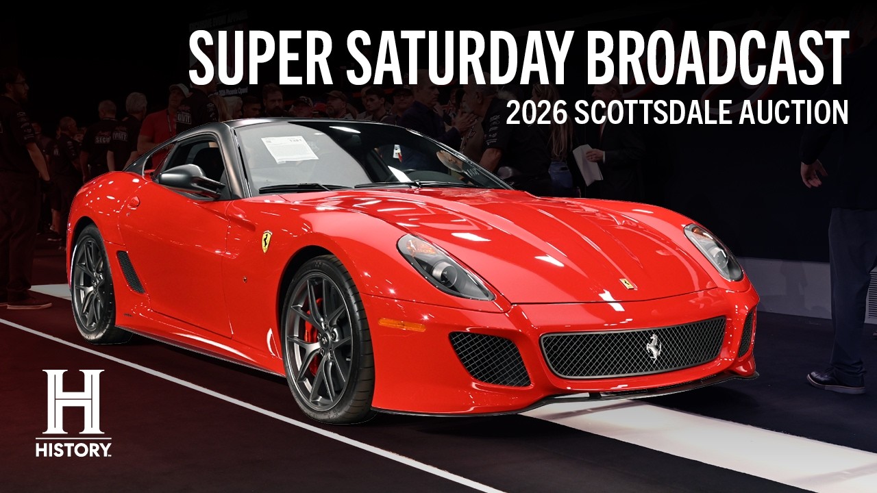 HISTORY Super Saturday Broadcast Replay // Barrett-Jackson 2026 Scottsdale Auction // Sat, Jan 24