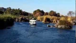 جمال نيل اسوان  the Nile in Aswan