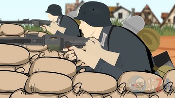 MG42 is THE BEAST!! | Behind Enemy Lines Pt. 2 | Stick Nodes Animation | War Animation 