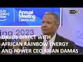 Davos Direct with the CEO of African Rainbow Energy and Power - Brian Dames