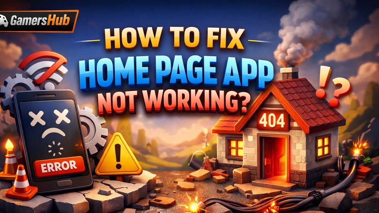 How to Fix Home Page App Not Working, Keeps Crashing or Not Loading ...