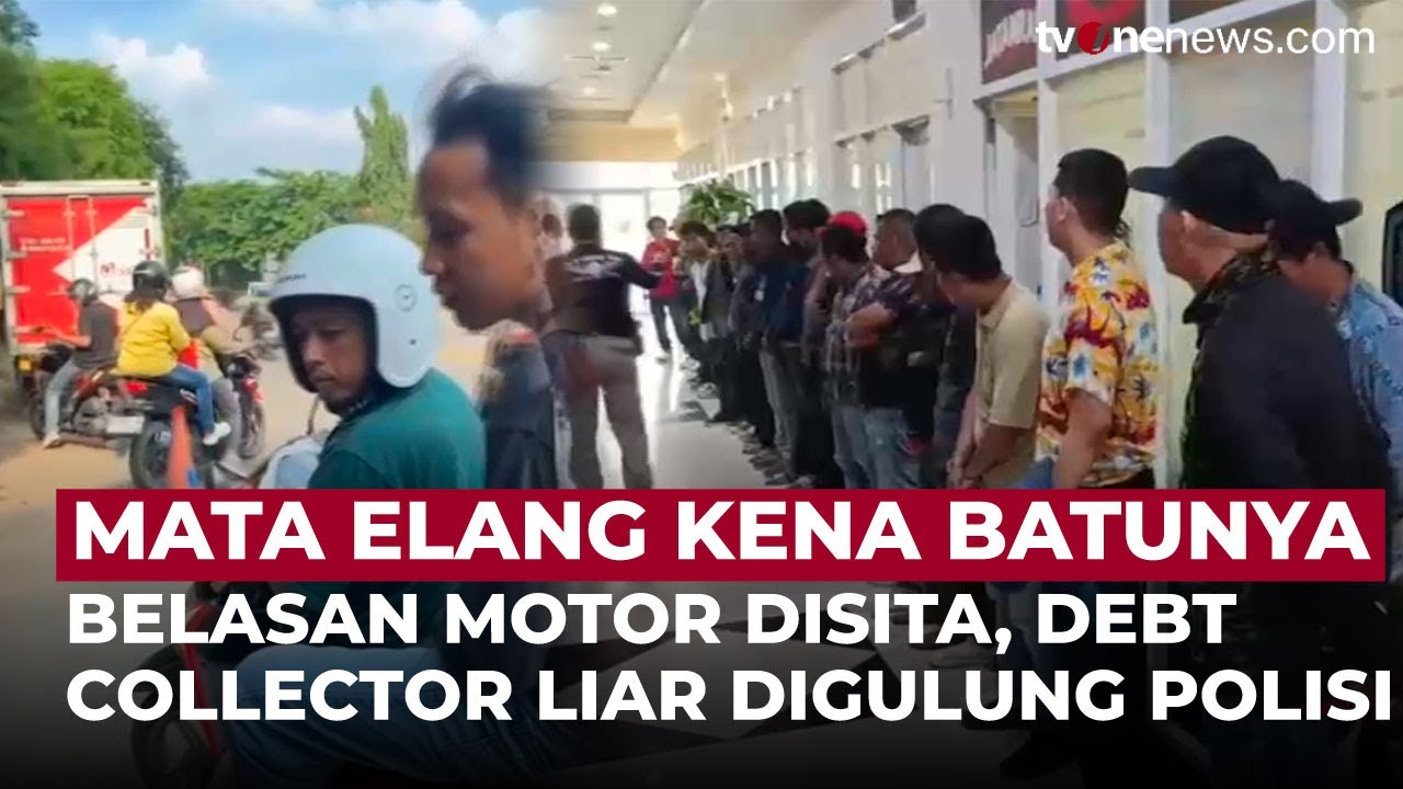 Motor Lunas, Tetap Diambil! Polisi Ringkus 23 Orang Debt Collector di Tangerang | OneNews Update