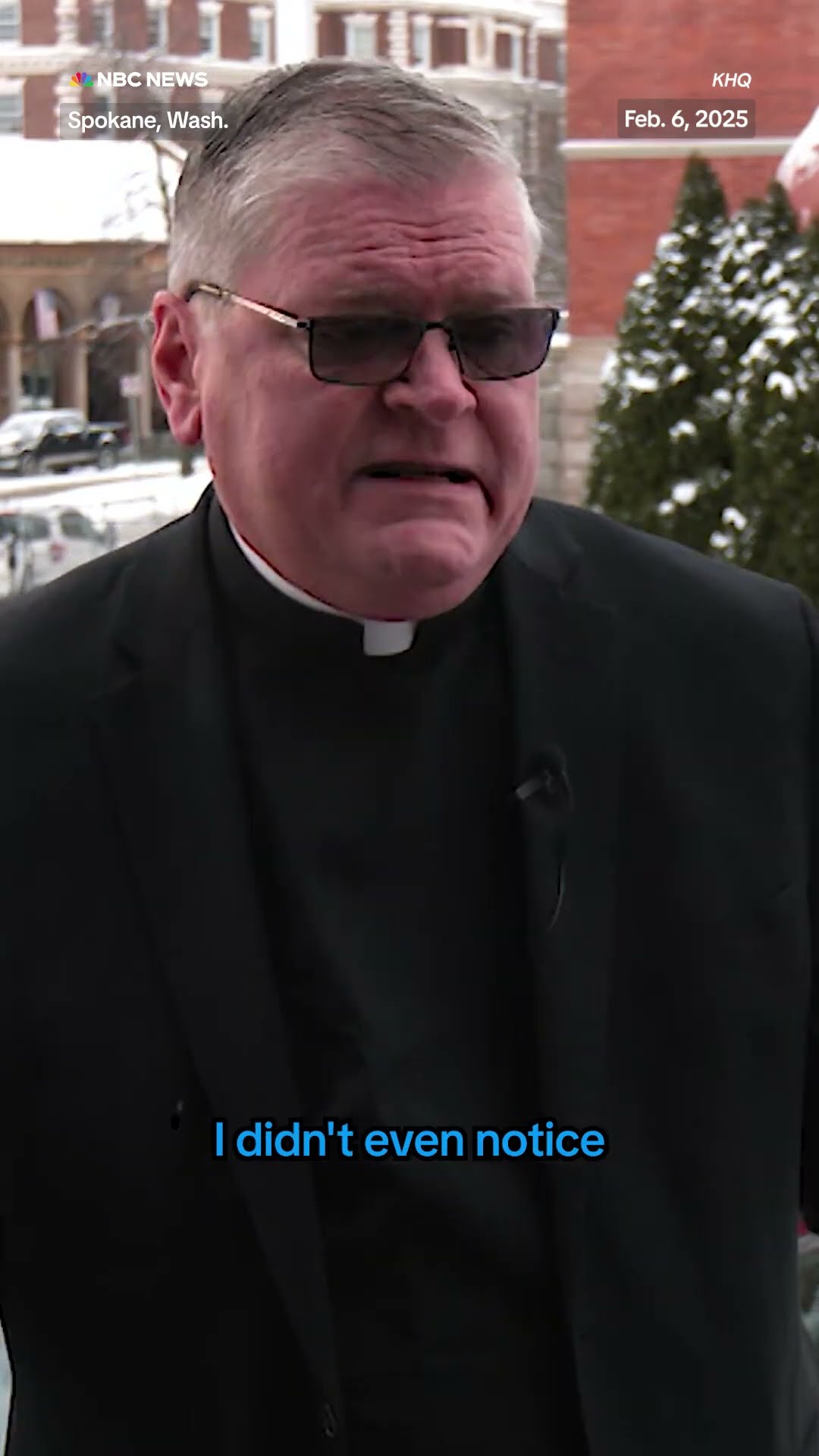 A man attacked a priest during a Washington prayer service