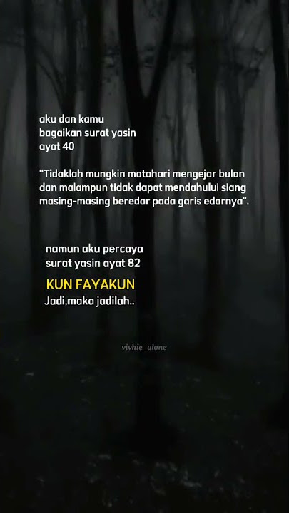 STORY WA AKU KE KAMU SEPERTI SURAT YASIN#shorts