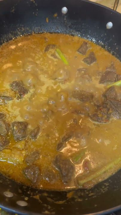 Sego tiwul gulai kambing #shortvideo #food #cooking